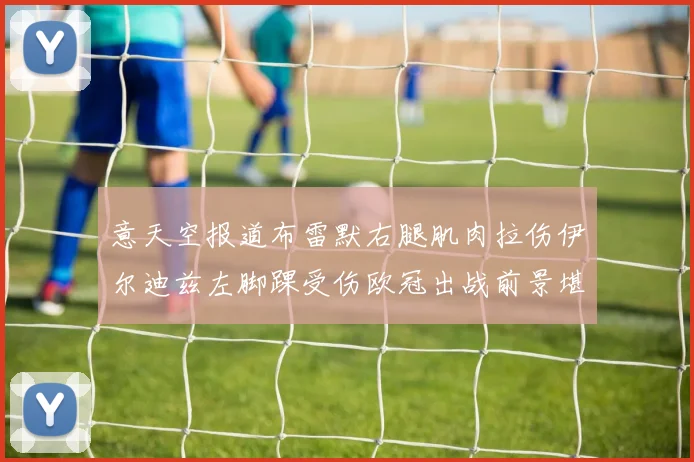 意天空报道布雷默右腿肌肉拉伤伊尔迪兹左脚踝受伤欧冠出战前景堪忧