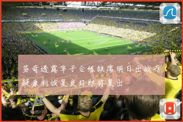 芬奇透露华子合练缺席明日出战存疑康利恢复良好即将复出